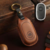 For Sanyang Hallmo Motorcycle Remote Key Protective Case(Brown)