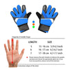 Children Football Goalkeeper Glove Latex Anti-Collision Goalkeeper Gloves, Size: 7(Blue)