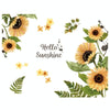 Fresh Sunflower Wall Stickers Living Room Flower Background Wall Decoration Wallpaper 30 x 90cm