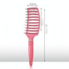 Fluffy Rib Comb Massage Comb(Green Tip Handle)