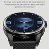 R6 1.32 inch Round Screen 2 in 1 Bluetooth Earphone Smart Watch, Support Bluetooth Call / Health Monitoring(Black Steel Strap)