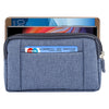 Sports Denim Universal Phone Bag Waist Bag for 5.5~6.3 inch Smartphones, Size: L (Blue)