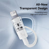 Baseus CD Series PD20W USB-C / Type-C to 8 Pin Fast Charging Data Cable, Length:2m(White)