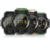 EX16S Sports Smart Watch IP67 Waterproof Outdoor Bluetooth Remote Pedemeter Long Standby (Camouflage Green)