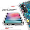 For Samsung Galaxy A24 5G / 4G Transparent Painted Phone Case(Banana Leaf)