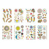 2 PCS Fluorescent Bronzing Waterproof Tattoo Stickers(JYG-008)