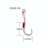 5pcs / Pack HENGJIA 10# Tied Wire Iron Hook Deep Sea Fishing Hook