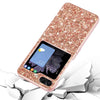For Samsung Galaxy Z Flip6 Glitter Powder Shockproof TPU Phone Case(Black)