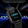 KT71 1.96 inch HD Square Screen Rugged Smart Watch Supports Bluetooth Calls/Sleep Monitoring/Blood Oxygen Monitoring(Black + Gold)