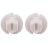 2 PCS B8.4 White Light 0.2W 12LM 1 LED SMD 5050 LED Instrument Light Bulb Dashboard Light for Vehicles, DC 12V(White)