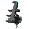 A02 Motorcycle Mobile Phone Navigation Bracket Car Riding Anti-shock Aluminum Alloy Rack(M8 Ball Header Installation Model)