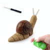 7701 Children Electric Infrared Remote Control Snail Simulation Tricky Pet(Brown)