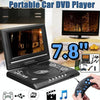 7.8 inch Portable DVD with TV Player, Support SD / MMC Card / Game Function / USB Port(US Plug)