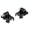 10 PCS ST-06 Basic Strap Mount Surface Buckle for GoPro, Insta360, DJI and Other Action Cameras(Black)