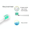 USB Wireless Charge Sonic Electric Toothbrush Adult Oral Hygiene Rechargeable Ultrasonic Tooth Brush with 4 Brush Heads (Pink)