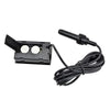 FY-12 Digital Thermometer Hygrometer with Probe for Aquariums, Black