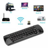Rii i25 Air Mouse 2.4GHz Wireless Keyboard with IR Remote Controller for PC, Android TV Box / Smart TV, Game Devices(Black)