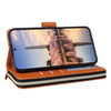 For Samsung Galaxy A35 Nine-card Slots Zipper Wallet Bag Leather Phone Case(Brown)