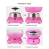 Electric Cotton Candy Machine, Plug:EU(Red)