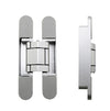 Three-Dimensional Adjustable Cross Hinge Folding Door Concealed Hinge, Specification: No. 5 Sand Silver 120kg