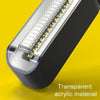 2 PCS D12V Motorcycle LED Waterproof Dynamic Blinker Side Lights Flowing Water Turn Signal Light with Handle (Red Light)