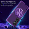 For Samsung Galaxy Z Fold5 CD Texture 360 Degree Rotating Holder MagSafe Phone Case(Black)