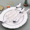 Christmas Cartoon Cutlery Cute Clip Handle Tableware, Style: Spoon