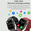 TK12 1.96 inch IP67 Waterproof Leather Band Smart Watch Supports ECG / Remote Families Care / Bluetooth Call / Body Temperature Monitoring(Brown)