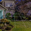 Halloween Spider Web Triangle Net Outdoor Decoration Props, Size: 5m x4.8m