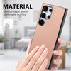 For Samsung Galaxy S25 Ultra 5G Twill Fabric Leather Skin Back Phone Case(Pink)