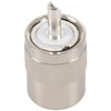 PL259 UHF Male Connector for RG8/LMR400 Coax - Silver