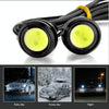 10pcs 23mm 1.5W DC12V Motorcycle Eagle Eye Light Double Lens Strobe Light(White Light)