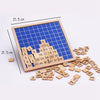 Wooden Montessori Teaching Kids Math 1 - 100 Consecutive Numbers Counting Board Plate Toy