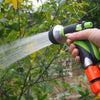 Metal Multifunctional Garden Household Car Watering Sprinkler High Pressure Nozzle(Orange Red)
