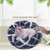 Cosy Round Pet Bed, 50cm Dark Grey - Cats & Small Dogs