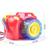 Electric Camera Shaped Flashing Sounding Toy Bubble Machine, Random Color Delivery, Bubble Liquid Not Included
