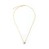 Women Imitation Pearl Pendant Necklaces(gold)