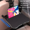 Car Seat Back 360 Degree Rotating Dining Table Board Multifunctional Folding Beverage Computer Rack(Black)