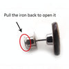 6 in 1 Nail-Free Detachable Button Jeans Waist Adjustment Buckle Set, Colour: 25mm (Black)