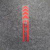 10pcs Motorcycle Car Fender Reflective Sticker Modified Decorative Waterproof Sticker Arrow Star(Red)