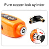 Motorcycles Handle Anti-theft Lock Horn Lock (Yellow)