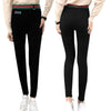 USB Rechargeable Smart Heating Outdoor Thickened Casual Trousers, Size: 2XL(Black)