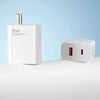 Original Xiaomi 35W USB-C+USB-A Fast Charge Portable Dual Port Charger(1C+1A), US Plug(White)