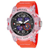 SMAEL 8007 Outdoor Sports Waterproof Dual Display Electronic Quartz Watch(Red)