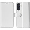 For Samsung Galaxy A26 R64 Texture Horizontal Flip Leather Phone Case(White)