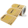 Kraft Paper Thank You Hot Stamping Sticker Gift Wrapping Decoration Label, Size: 50x75mm(K-74)
