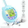 For Tamagotchi Pix Cartoon Electronic Pet Gaming Machine Silicone Protective Cover, Color: Cyan