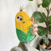 For iPhone 15 Pro Cartoon 3D Corn Silicone Phone Case