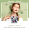 S925 Sterling Silver Red Crown Beads DIY Bracelet Accessories