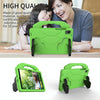 For Samsung Galaxy Tab A8 10.5 2021 X200 / X205 Thumb Bracket EVA Shockproof Tablet Case(Green)